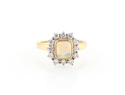 Brillant Opal Ring - Klenoty