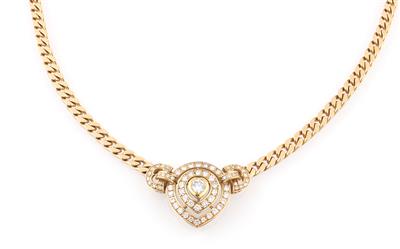 Brillantcollier zus. ca. 1,40 ct - Klenoty