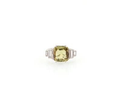 Chrysoberyllring ca. 4 ct - Klenoty