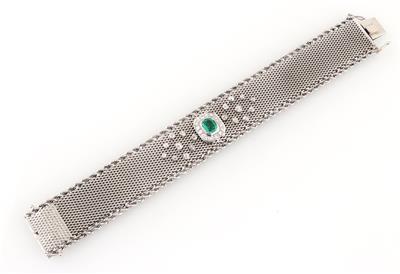Diamant Smaragd Armband - Klenoty