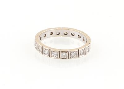 Brillant Memoryring zus. ca. 0,70 ct - Jewellery