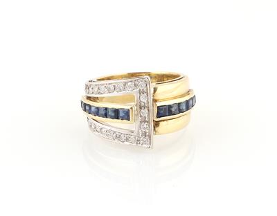 Brillant Saphir Ring - Klenoty