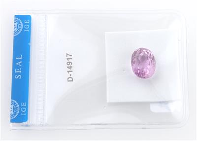 Loser Kunzit 9,11 ct - Herbstauktion - Diamanten, Farb- und Schmucksteine