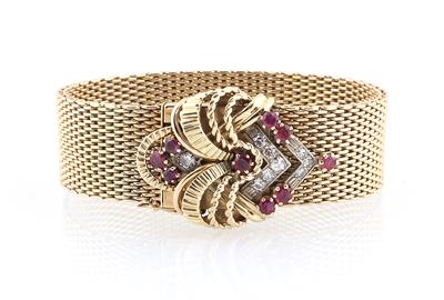 Diamant Rubin Armband - Jewellery