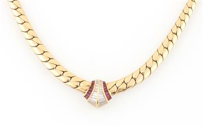 Diamant Rubin Collier - Jewellery