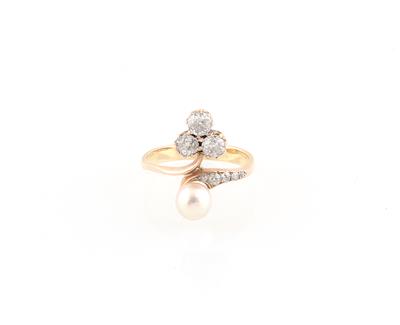 Altschliffdiamant Ring zus. ca.0,70 ct - Jewellery