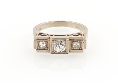 Altschliffdiamant Ring zus. ca. 0,80 ct - Schmuck