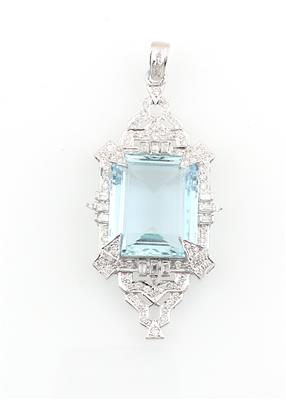 Aquamarin Anhänger ca.28,50 ct - Gioielli