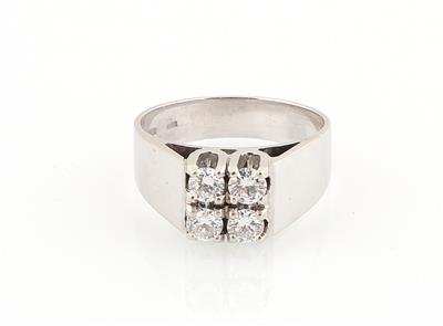 Brillant Damenring zus. ca. 0,55 ct - Jewellery