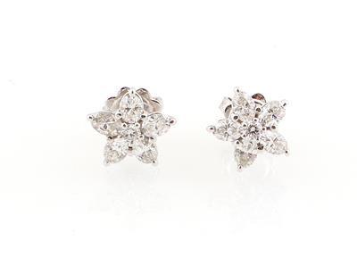 Diamant Ohrstecker zus. ca. 1,31 ct - Jewellery