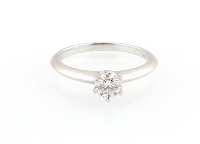 Tiffany  &  Co. Brillantsolitär 0,45 ct, E/vsi1 - Gioielli