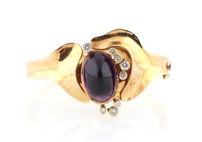 Amethyst Brillant Armreif - Jewellery