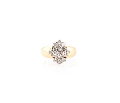 Brillantring zus. ca. 1 ct - Klenoty