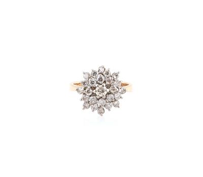 Brillantdamenring zus. ca. 1,00 ct - Jewellery