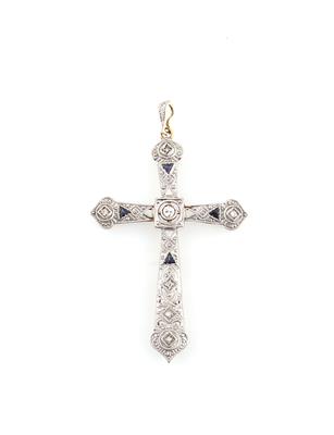 Diamant Kreuzanhänger - Jewellery