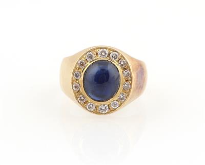 Brillant Saphir Ring - Klenoty