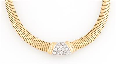 Brillantcollier zus. ca. 2,60 ct - Gioielli