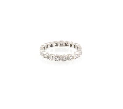 Diamant Memoryring zus. ca. 0,40 ct - Schmuck