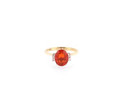 Feueropal Ring - Klenoty