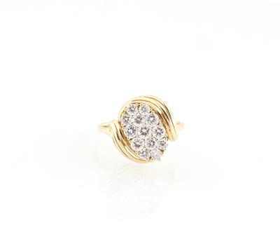 Brillantring zus. ca. 0,80 ct - Jewellery