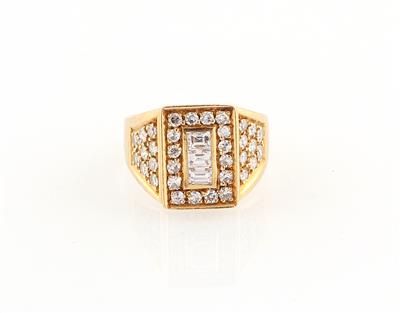 Diamantring zus. ca. 0,90 ct - Jewellery