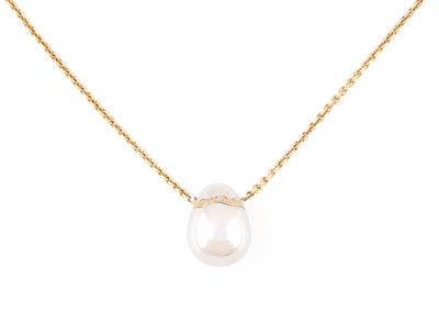 Brillantcollier Ei zus. ca. 0,20 ct - Klenoty