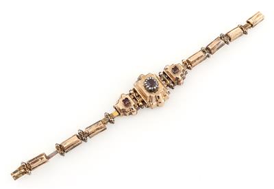 Granat Halbperlen Armkette - Jewellery