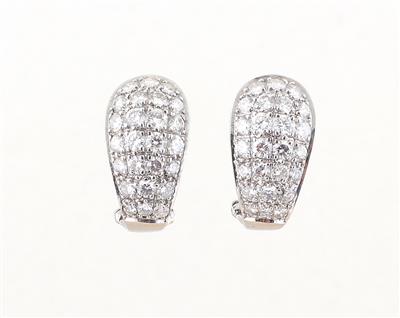 Brillantohrclips zus. ca. 1,70 ct - Schmuck