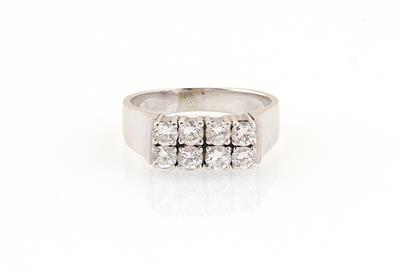 Brillantring zus. ca. 0,90 ct - Gioielli