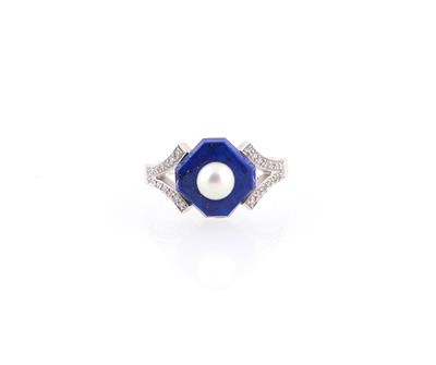 Diamant Lapislazuli Ring - Gioielli