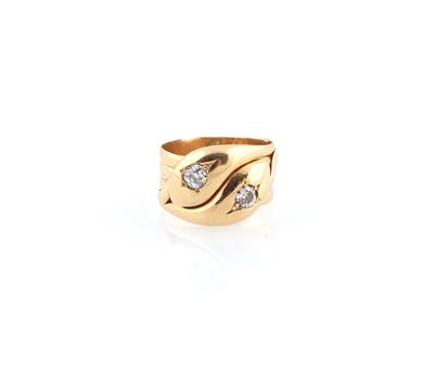 Altschliffdiamant Ring zus. ca. 0,60 ct - Schmuck