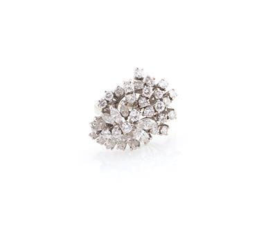 Diamantring zus. ca. 1,60 ct - Klenoty