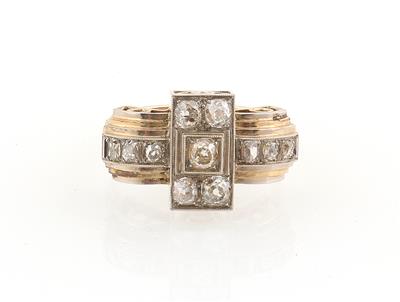 Altschliffdiamant Ring zus. ca. 0,80 ct - Jewellery