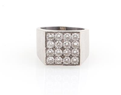 Brillantring zus. ca. 1,55 ct - Klenoty