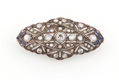 Diamantbrosche zus. ca. 1,50 ct - Jewellery
