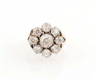 Diamantring zus. ca. 3,60 ct - Klenoty