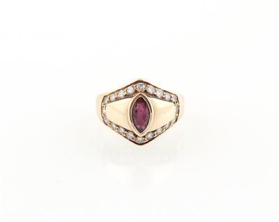 Brillant Rubin Ring - Jewellery