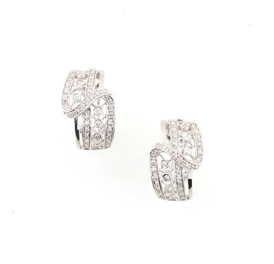 Diamant Ohrclips zus. ca. 0,50 ct - Klenoty