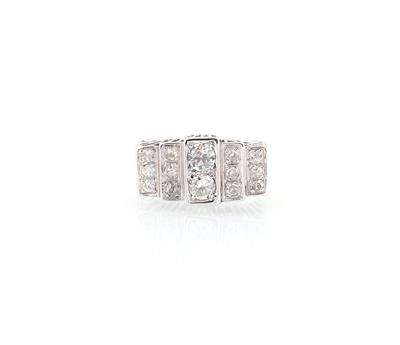 Diamantring zus. ca. 0,80 ct - Jewellery