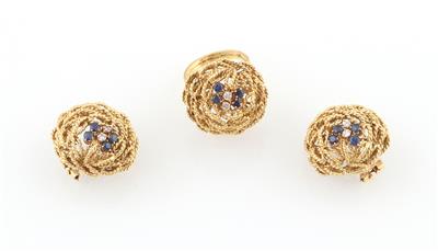 Diamant Saphirgarnitur - Jewellery