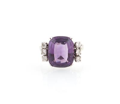 Brillant Amethyst Ring - Klenoty