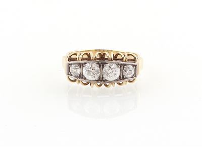 Altschliffbrillant Ring zus. ca. 0,90 ct - Jewellery