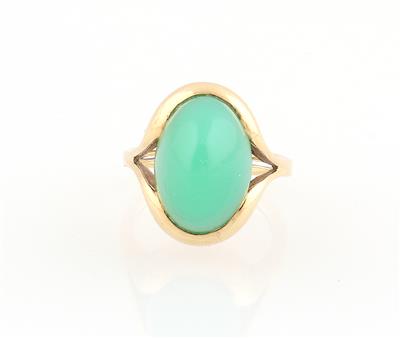 Chrysopras Ring - Schmuck