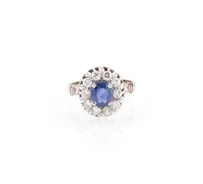 Brillant Saphir Ring - Klenoty