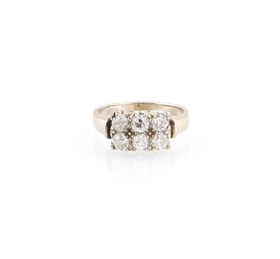 Altschliffdiamant Ring zus. ca. 1,40 ct - Schmuck