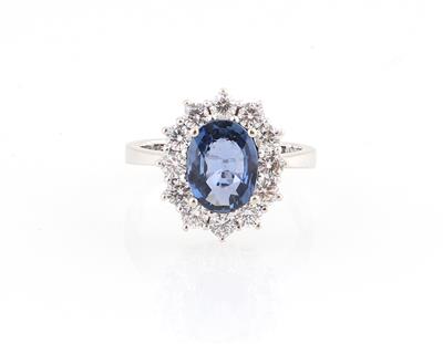 Brillant Saphirring zus. ca. 2,60 ct - Jewellery