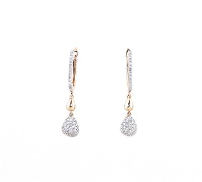 Diamant Ohrgehänge zus. ca. 0,40 ct - Jewellery