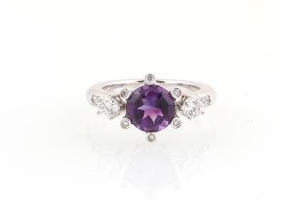 Brillant Amethystring - Schmuck