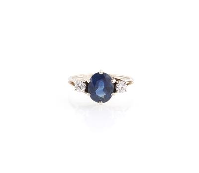 Brillant Saphir Ring - Klenoty