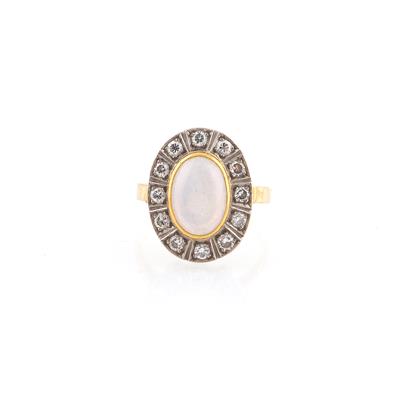 Opal Diamant Ring - Gioielli